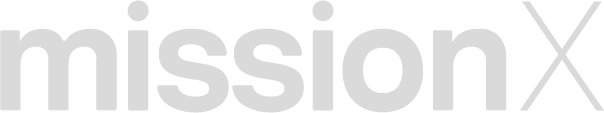 missionX logo text